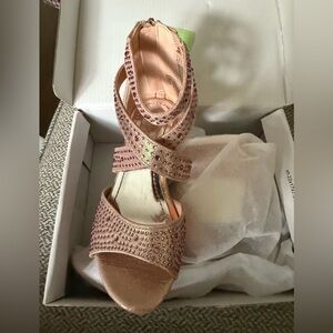 Elegant Pink Studded Girls  Sandals